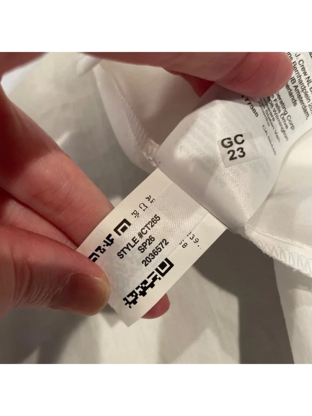 NWT J.Crew Petite Elsie Shirt-Dress MP White Smocked Midi Cotton Poplin A-Line